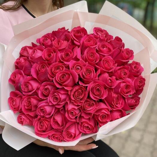 The bouquet is bright