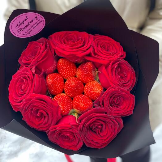 Букет из клубники «Бомба 💣🍓»