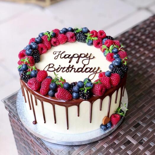 Торт " Happi Birthday "