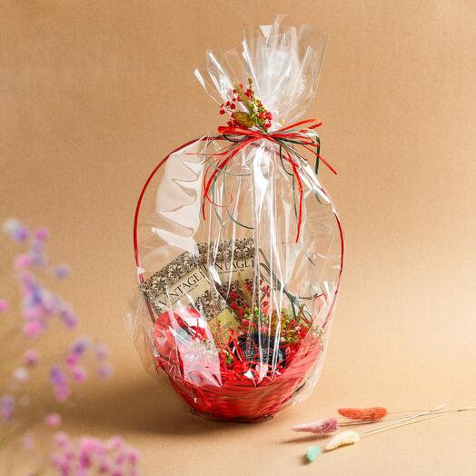 Basket "Spring kiss"