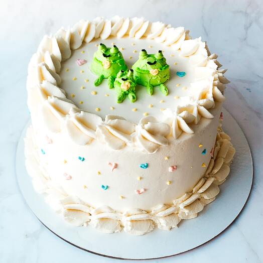 Торт  Лягушки  1,5 (любая надпись на торте)