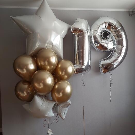 Шары на 19 лет