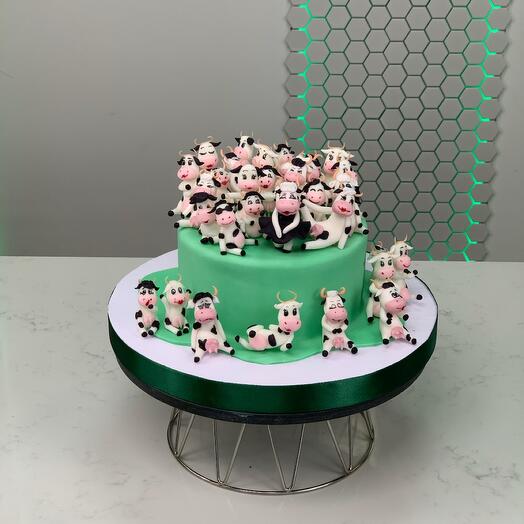 Pastel de 33 vacas
