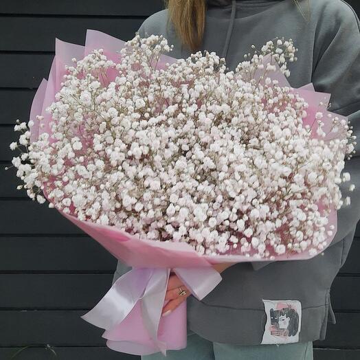 Bouquet of gypsophila
