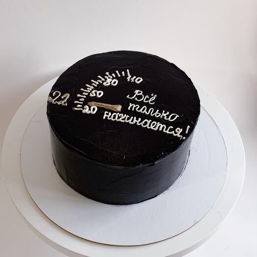 Мини торт «Все только начинается»