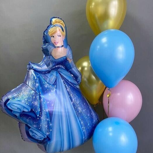 Set of balloons "Princess Cinderella"