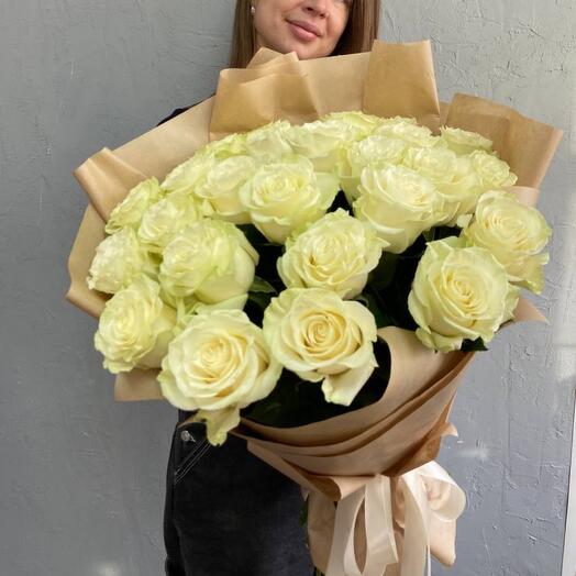 Ramo de rosas blancas
