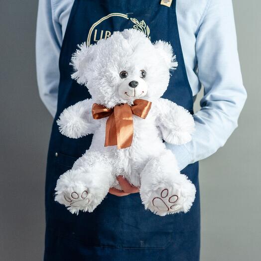 Плюшевый мишка светлый