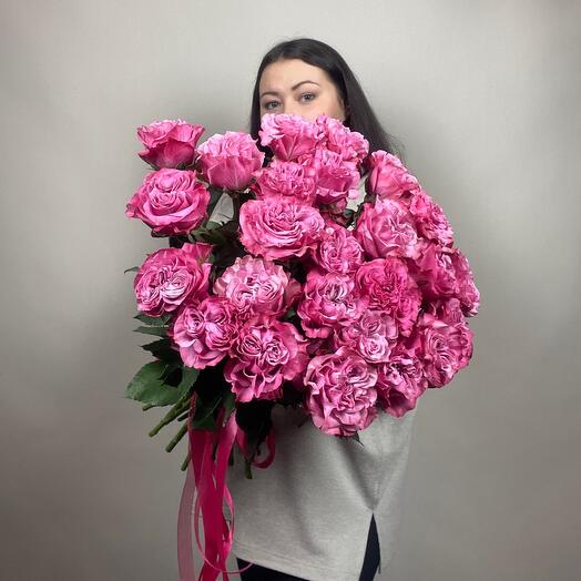 25 rosas peonías💖