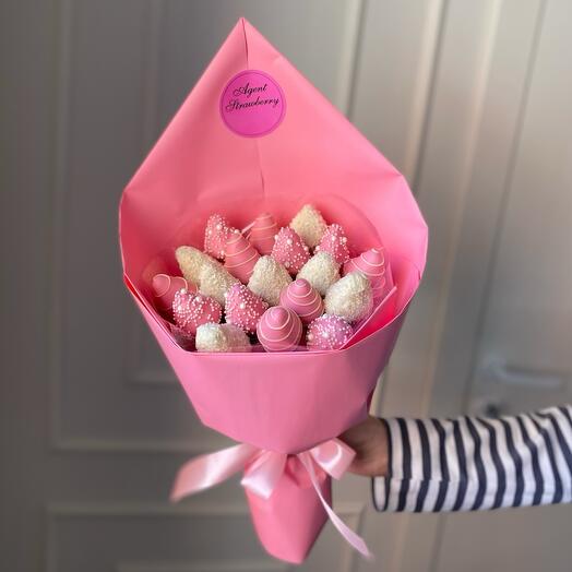 Букет из клубники 🎀 «Нежность»