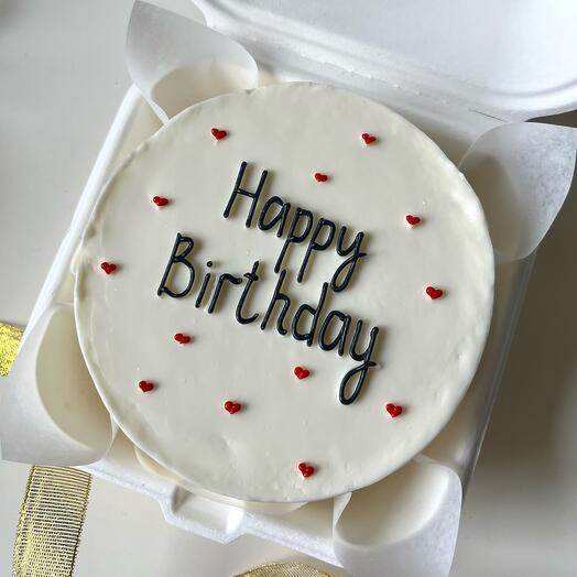 Happy Birthday Bento Cake
