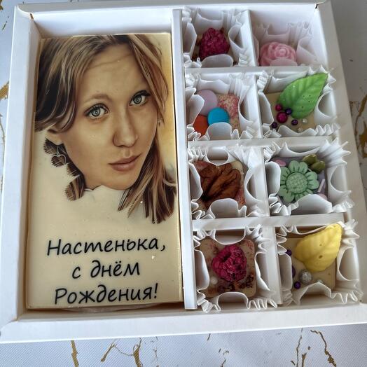 Шоколадный набор с фото