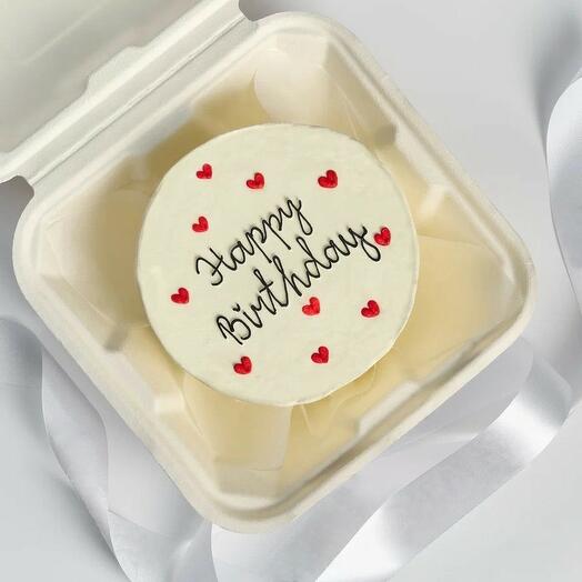 Pastel de Bento" Happy Birthday " Snickers
