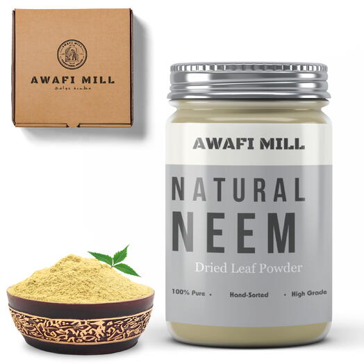 AWAFI MILL Neem Leaf Powder | Azadirachta Indica - Bottle of 100 Gram