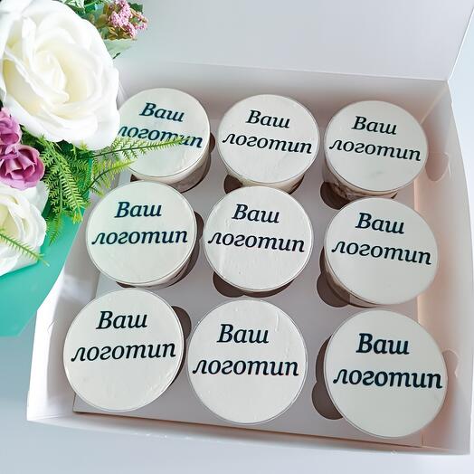 Трайфлы с вашим логотипом, 9 шт