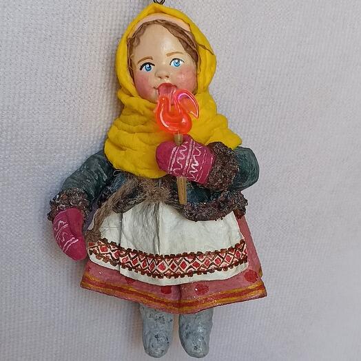 Ватная игрушка