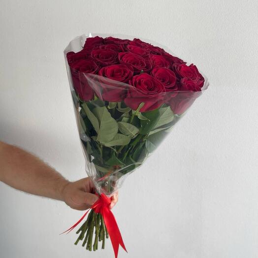 Monobook de 21 rosas rojas 50cm