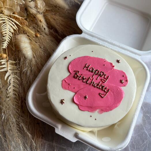 Бенто торт Happy Birthday на день рождения