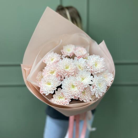 Girlish joy from 3 bush chrysanthemums