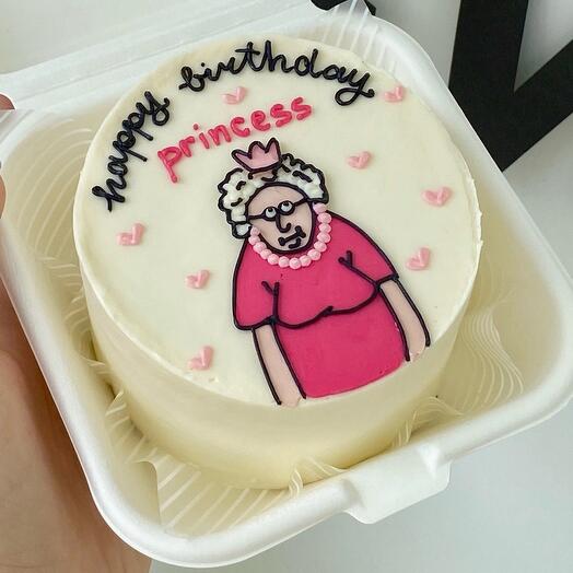 Pastel de Bento para el cumpleaños de una amiga