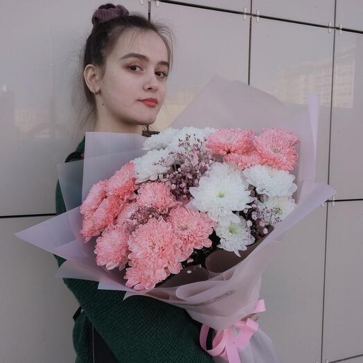 /Букет из хризантем/