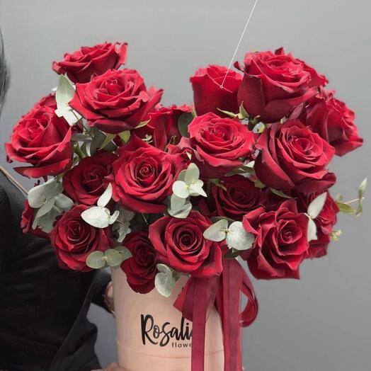 Розы в коробке