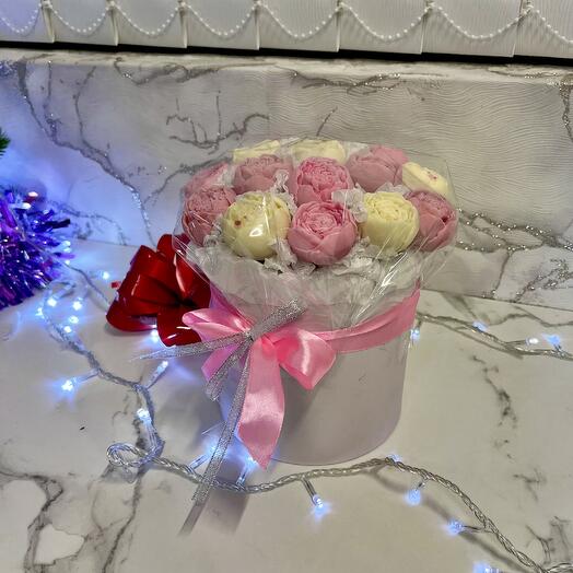 Пионы 15 в коробке
