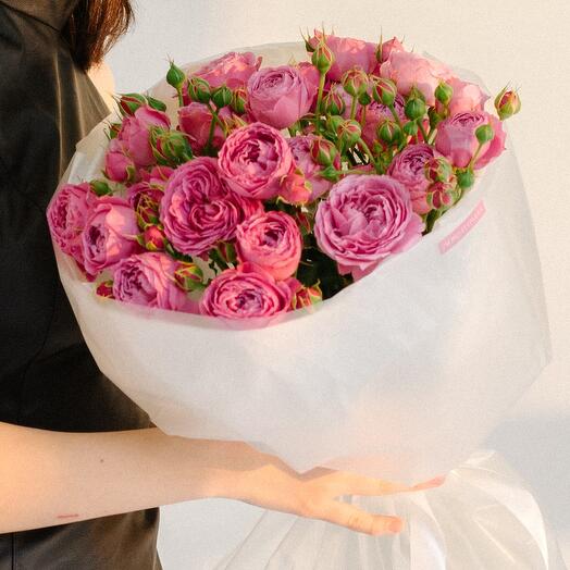 Ramo de 5 piezas / rosa de Arbusto de Peonía / rosas de Arbusto / Peonías 0150