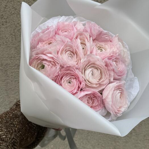 Ranunculus pink 19 stems