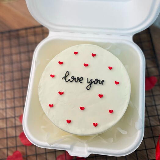 Бенто торт love you