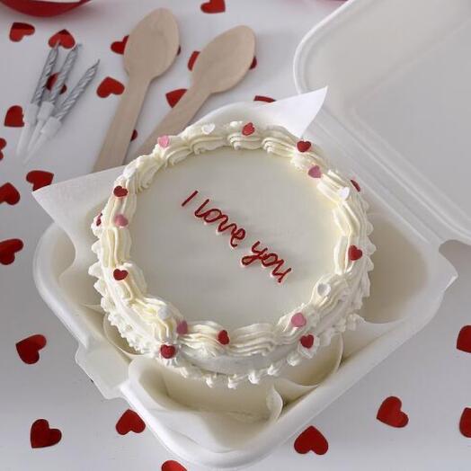 Бенто торт I love you