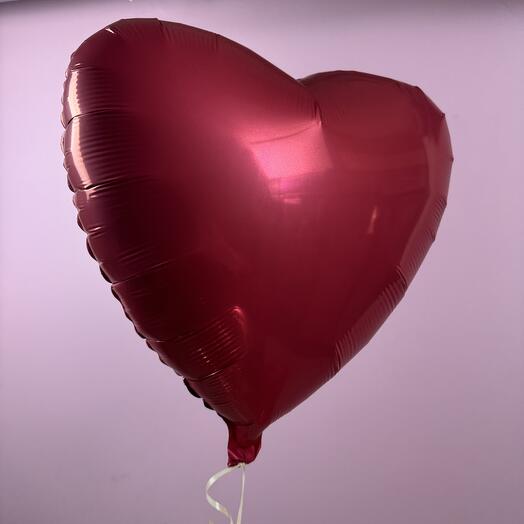 Corazón de papel de aluminio