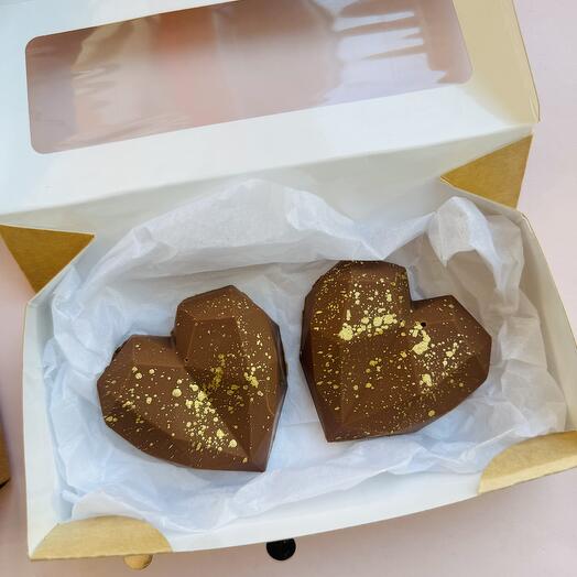 Дубайский шоколад сердечки