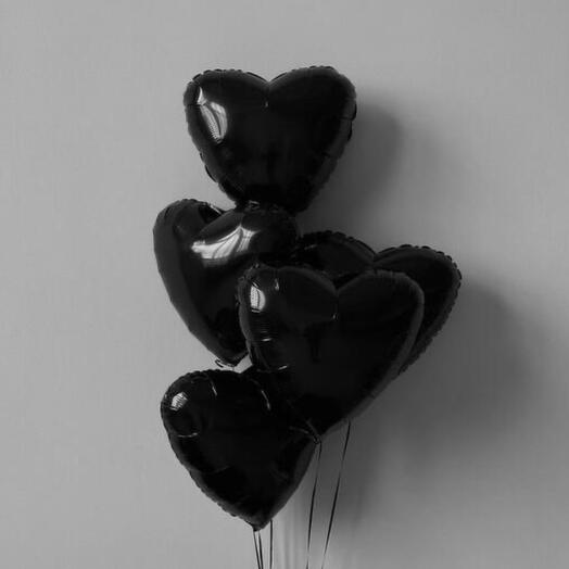 5 сердец «Черные»