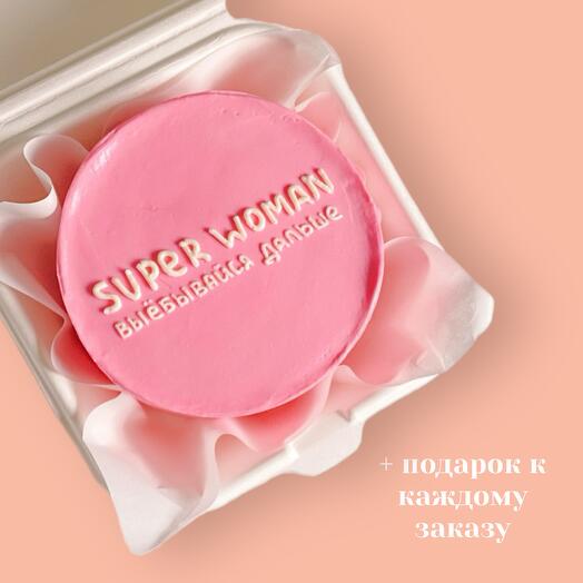 Бенто торт «super woman»