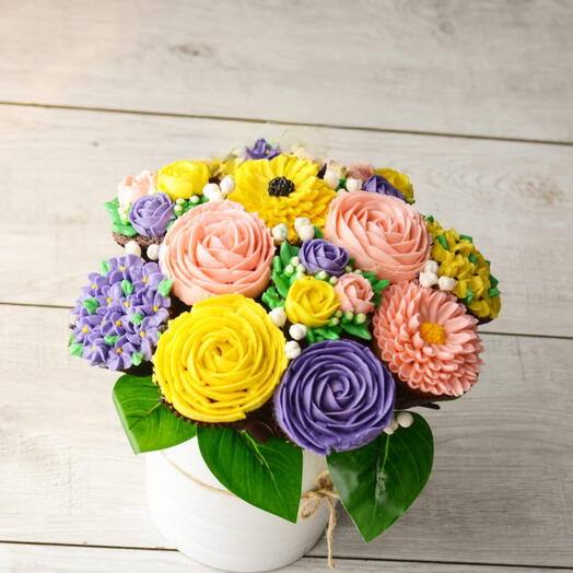 Ramadan Cupcake Bouquet Multicolor