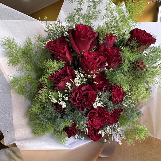 Ramo 18 rosas rojas