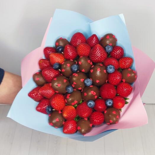 Букет из клубники в шоколаде /Люблю 💓💓💓