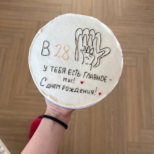 Бенто торт с руками