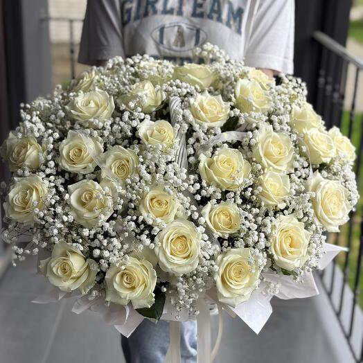 Корзина с цветами Облако
