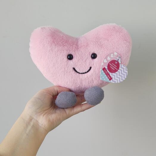 Розовое сердечко с ножками 💓(и)
