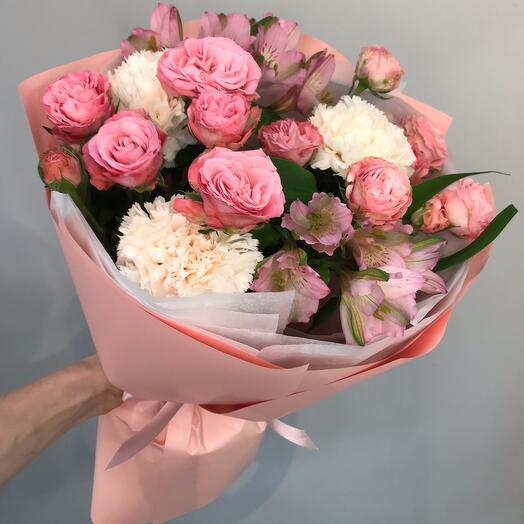 Букет *Розовый микс*