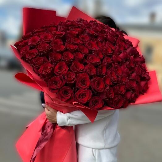 WOW🌹Букет 101 роза 🌹Эквадор