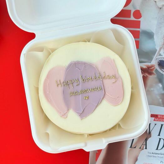 Бенто торт "Happy birthday, малышка" любимой девушке
