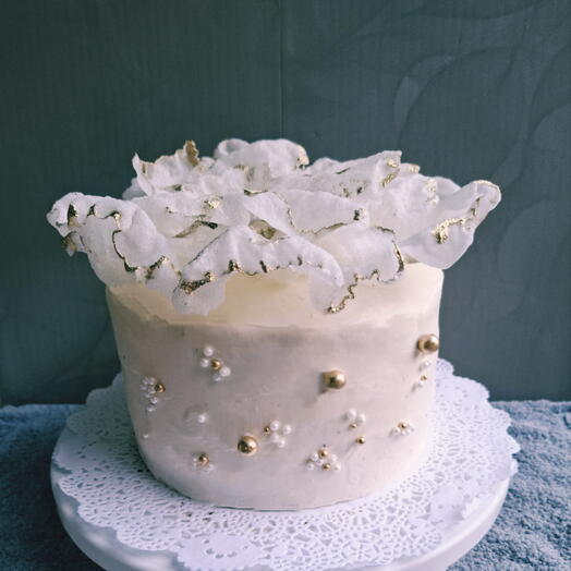 Торт цветок лотоса