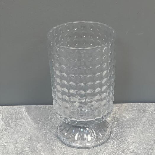 Ваза стеклянная Crystal 10,5*18