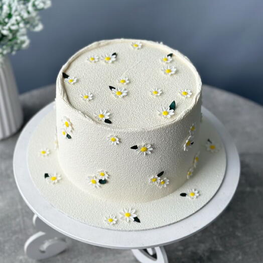 Торт ромашки