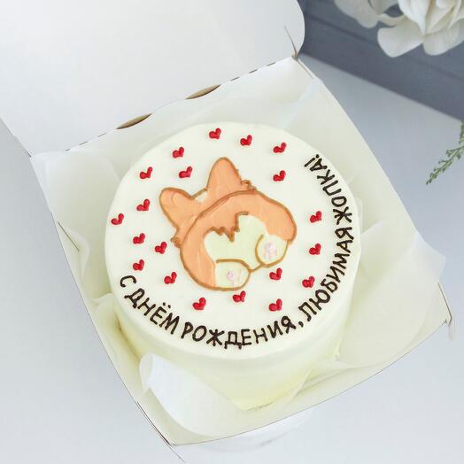 Бенто-торт "С Днем рождения, любимая жопка"