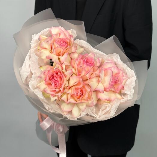 Моно букет GF из французских роз