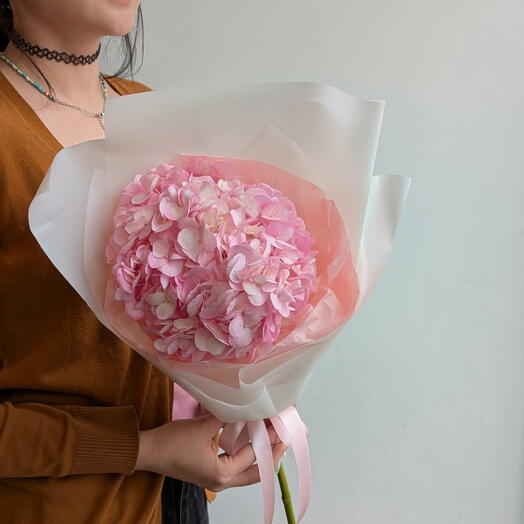 Милый комплимент из гортензии "Улыбка на твоём лице"🌸